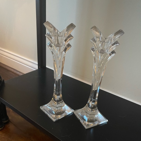 Other - Vintage Crystal candle holders
